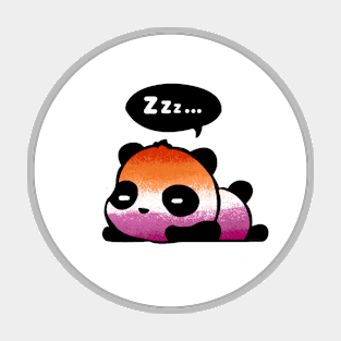 lesbian pride panda Magnet